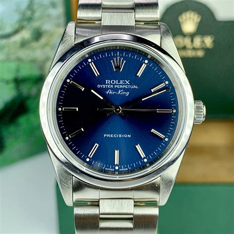 rolex air king mens watch 14000|rolex air king price guide.